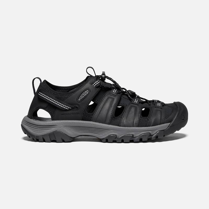 Keen Targhee III Trekkingsandalen Herren DE-82791 Black/Grey - Keen Herrenschuhe Schwarz